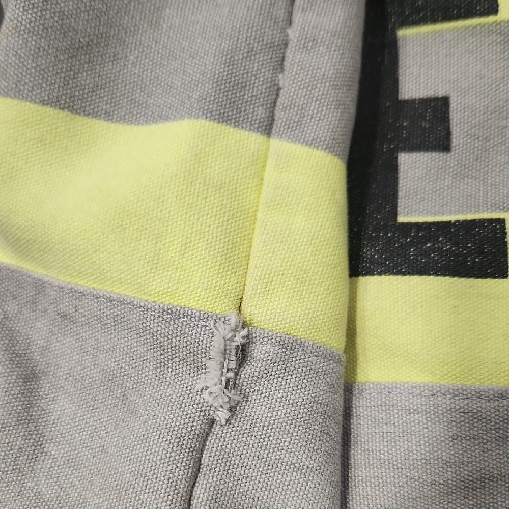 Vintage PINK Victoria's Secret Love Pink Tote - Yellow and Gray - Picture 2 of 3